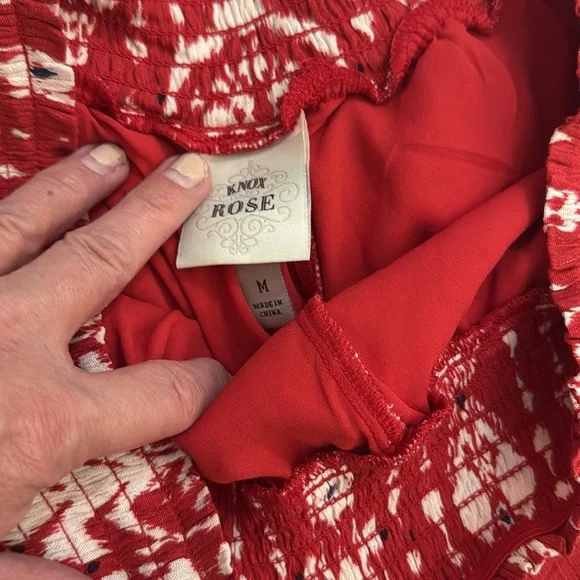 Knox Rose Batik Patterned Shorts - Picture 2 of 6